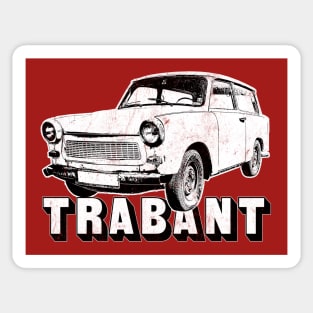 Vintage Style Trabant Design Sticker